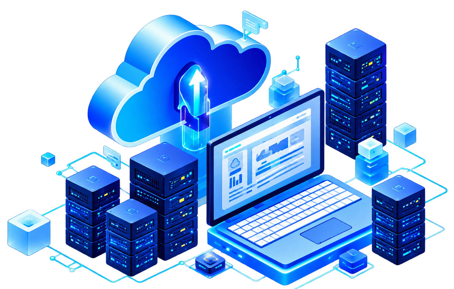 Hosting illustration