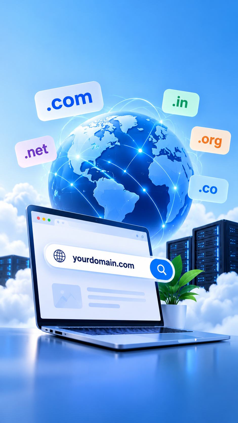 Domain Registration Illustration